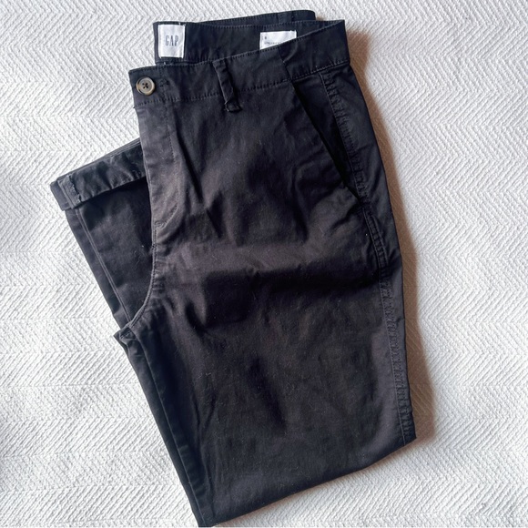 Relisted* Gap Girlfriend Chino 6 Slacks Pants Casual Straight Ankle Cropped - Picture 3 of 6